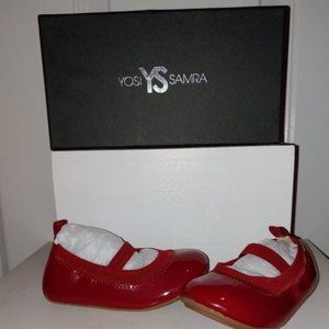 Yosi Samra Flats Toddler Red Miss Samara